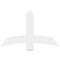 Ekena Millwork Bellingham Architectural Grade PVC Gable Bracket, 48"W x 30"H x 2"D x 6"F, 15/12 Pitch GBP048X30X0206BEL00 - alternate 4